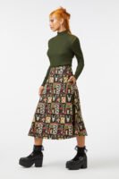 Who Are You Repeat Tile Skirt