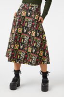 Who Are You Repeat Tile Skirt