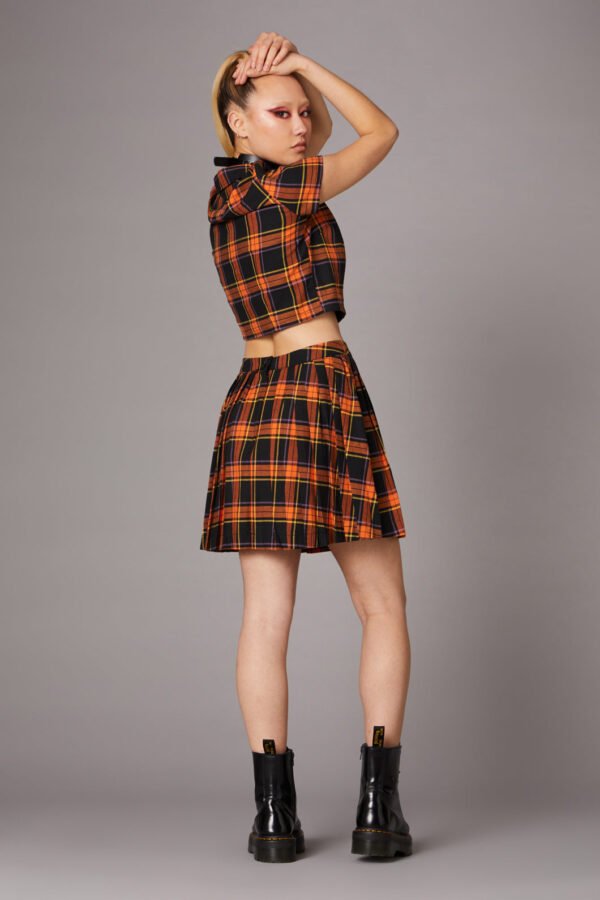 Pumpkin Tartan Skirt