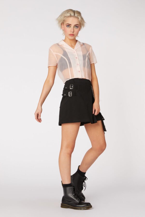 Punk Morpho Drill Skort