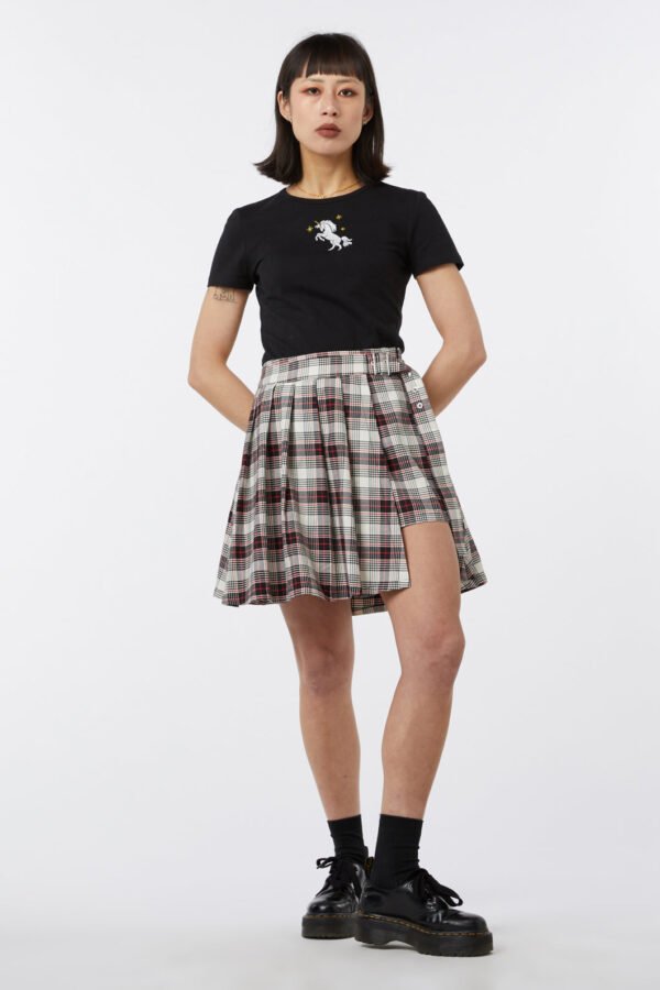 Sass Tartan Pleat Skort