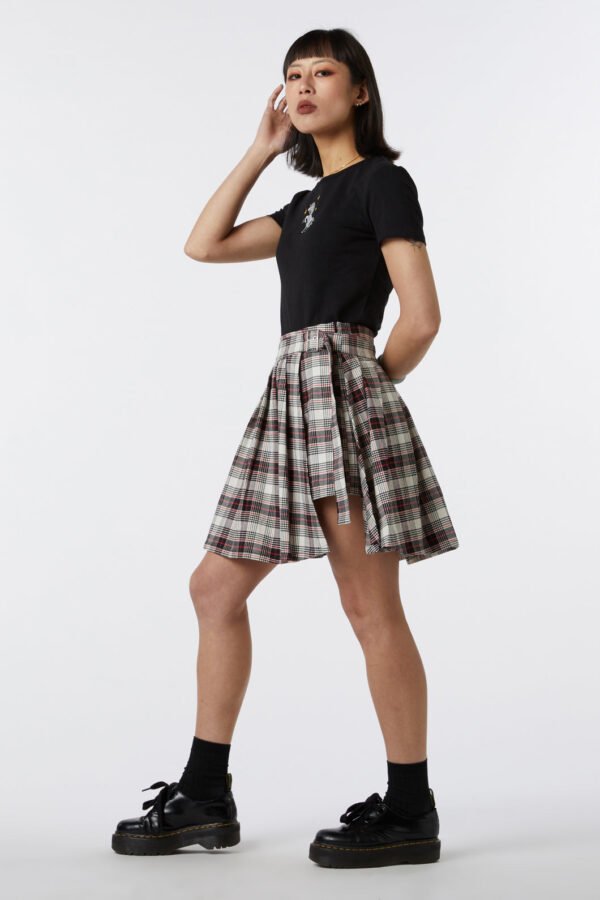 Sass Tartan Pleat Skort