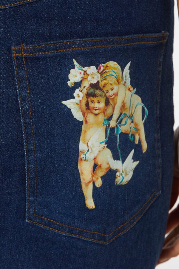 Denim Cherub Mini Skirt