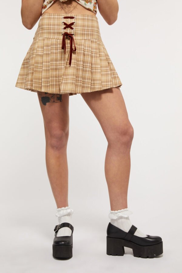 Meadow Tartan Pleat Skort